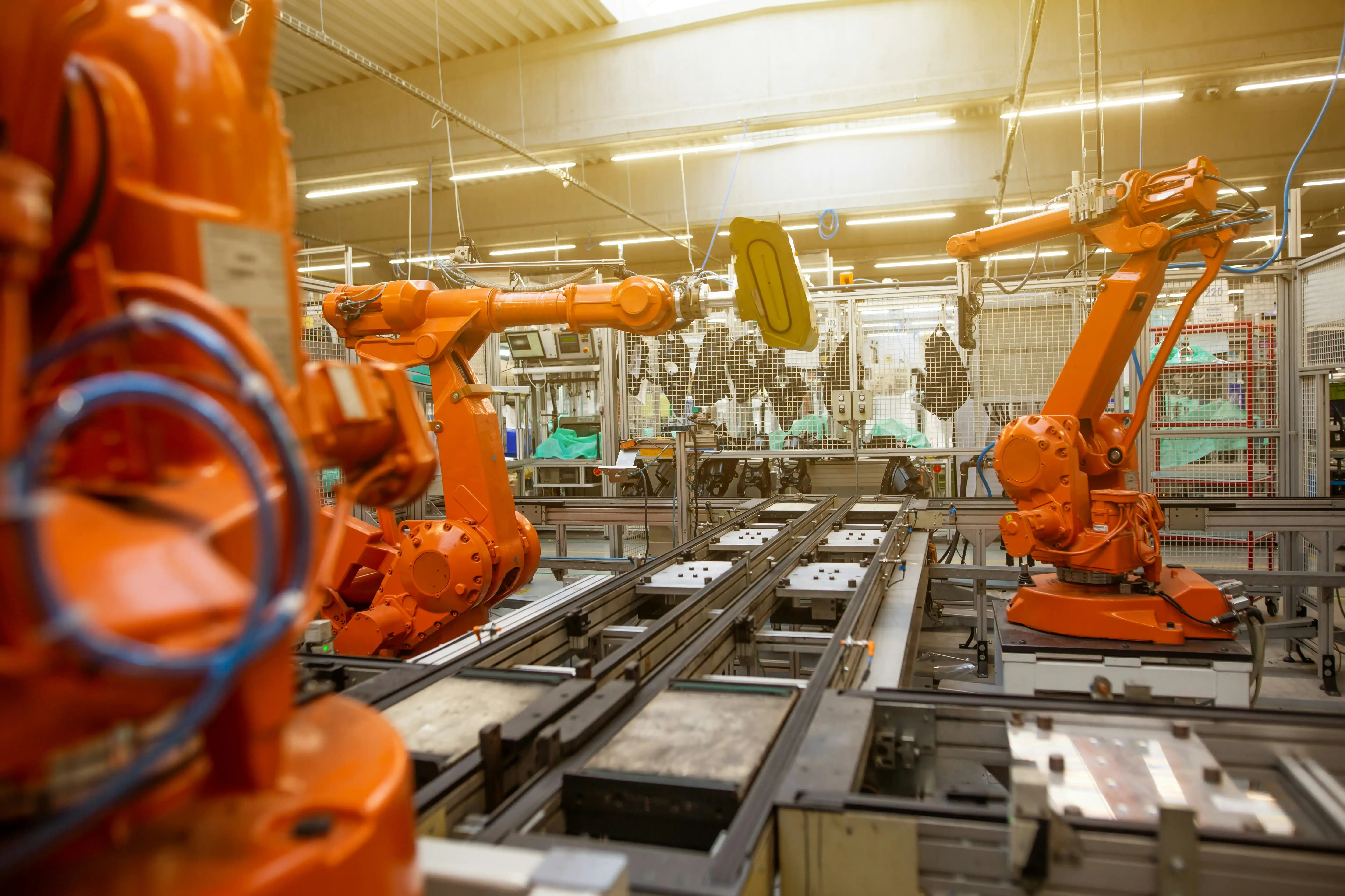 Automated industrial production environment
